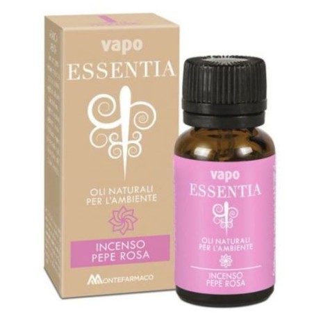 Vapo Essentia Incenso e Pepe Rosa olio essenziale 10 ml Vapo Essentia Incenso e Pepe Rosa olio essenziale 10 ml