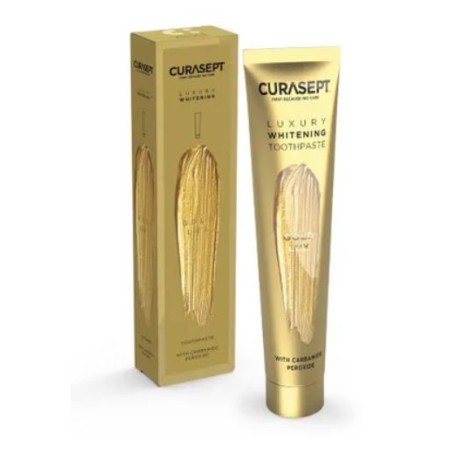 Curasept Gold Luxury Whitening Dentifricio sbiancante 75 ml Curasept Gold Luxury Whitening Dentifricio sbiancante 75 ml