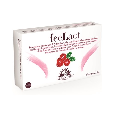 Feelact 8 bustine 24 g - Integratore di vitamine e fermenti lattici