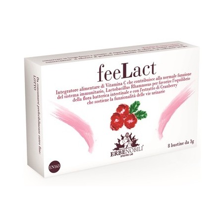 Feelact 8 bustine 24 g - Integratore di vitamine e fermenti lattici Feelact 8 bustine 24 g - Integratore di vitamine e fermenti lattici