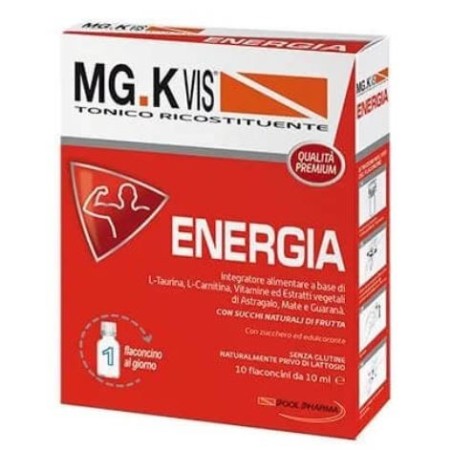 MGK Vis Tonico Ricostituente Energia 10 flaconcini da 10 ml MGK Vis Tonico Ricostituente Energia 10 flaconcini da 10 ml