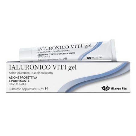 Ialuronico Viti Gel orale azione protettiva e purificante 15 ml Ialuronico Viti Gel orale azione protettiva e purificante 15 ml