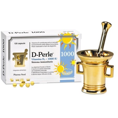 Pharma Nord D-perle 1000 integratore per il sistema immunitario 120 perle Pharma Nord D-perle 1000 integratore per il sistema immunitario 120 perle