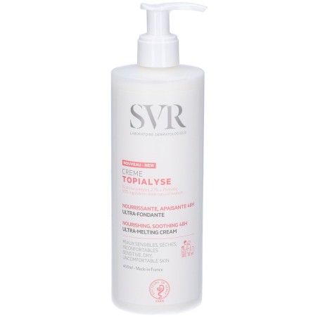 SVR Topialyse Crema Nutriente per Pelle secca e sensibile di Adulti e Bambini 400ml SVR Topialyse Crema Nutriente per Pelle secca e sensibile di Adulti e Bambini 400ml