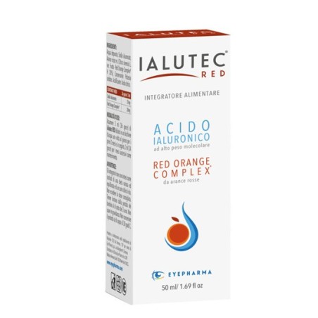 Eyepharma Ialutec Red integratore alimentare a base di acido ialuronico e arance rosse 50 ml Eyepharma Ialutec Red integratore alimentare a base di acido ialuronico e arance rosse 50 ml