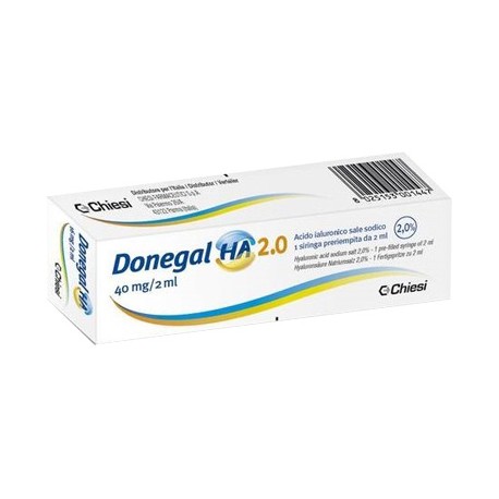 Chiesi Italia Siringa Intra-articolare Donegal Ha 2.0 Acido Ialuronico 40 Mg 2 Ml