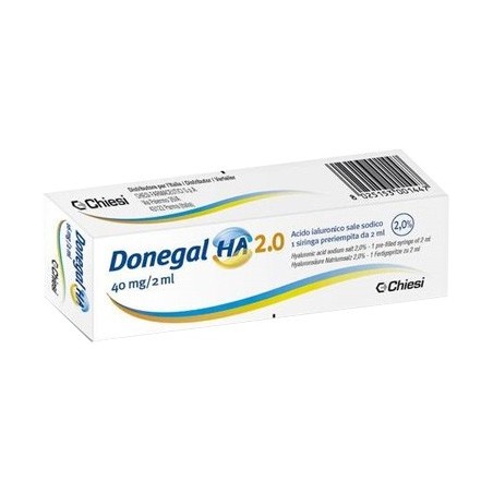 Chiesi Italia Siringa Intra-articolare Donegal Ha 2.0 Acido Ialuronico 40 Mg 2 Ml