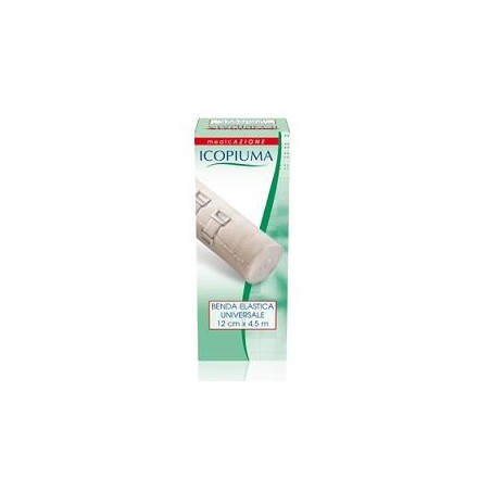 Icopiuma Benda elastica universale per bendaggi compressivi leggeri 12 x 4,50 cm Icopiuma Benda elastica universale per bendaggi compressivi leggeri 12 x 4,50 cm