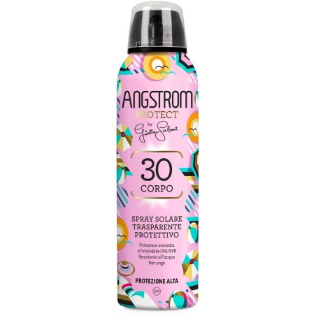 Angstrom Protect Spray solare corpo trasparente protettivo SPF30 150ml Angstrom Protect Spray solare corpo trasparente protettivo SPF30 150ml
