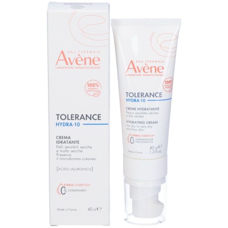 Avène Tolerance Hydra-10 Crema Idratante per Pelli Secche 40ml Avène Tolerance Hydra-10 Crema Idratante per Pelli Secche 40ml
