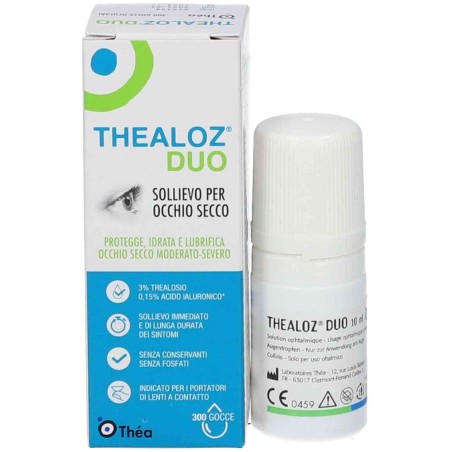 Thealoz Duo Collirio Lubrificante per Sollievo da Secchezza Oculare 15ml Thealoz Duo Collirio Lubrificante per Sollievo da Secchezza Oculare 15ml