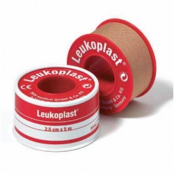 Leukoplast supporto per medicazioni in viscosa color pelle 500 x 2,50 cm
