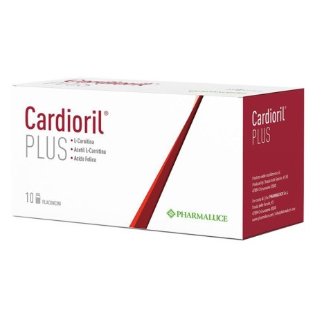Pharmaluce Cardioril Plus integratore per stanchezza e affaticamento 10 flaconcini 10 ml Pharmaluce Cardioril Plus integratore per stanchezza e affaticamento 10 flaconcini 10 ml
