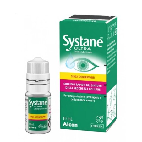 Systane Ultra Collirio Lubrificante per occhio secco 10ml Systane Ultra Collirio Lubrificante per occhio secco 10ml
