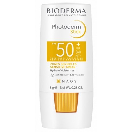 Bioderma Photoderm Max SPF50+ stick protezione solare elevata zone sensibili 8 g