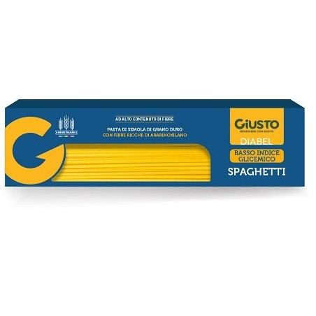 Giusto Diabel Spaghetti - Pasta a basso indice glicemico 400 g Giusto Diabel Spaghetti - Pasta a basso indice glicemico 400 g
