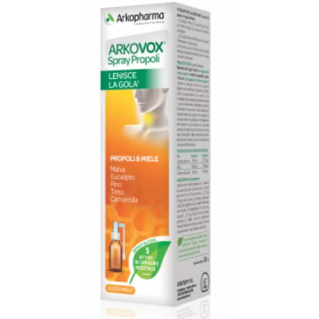 Arkopharma Spray per la gola alla propoli 30 ml Arkopharma Spray per la gola alla propoli 30 ml