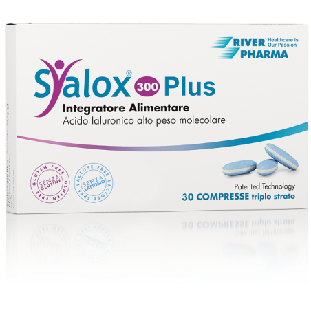 Syalox 300 Plus integratore con acido ialuronico 30 compresse triplo strato Syalox 300 Plus integratore con acido ialuronico 30 compresse triplo strato