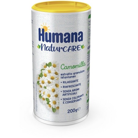 Humana NaturCare Camomilla granulare solubile per tutta la famiglia 200 g Humana NaturCare Camomilla granulare solubile per tutta la famiglia 200 g