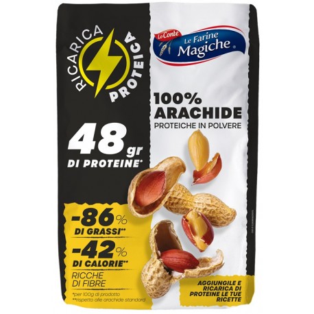 Le Farine Magiche - Ricarica proteica di arachide 100% proteine in polvere 150 g