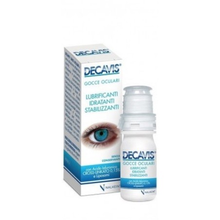 Nalkein Sa Decavis Gocce Soluzione oftalmica ad azione lubrificante 10 ml Nalkein Sa Decavis Gocce Soluzione oftalmica ad azione lubrificante 10 ml