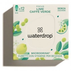 Waterdrop Microdrink Focus Aroma Lime e Caffè Verde 12 Cubetti