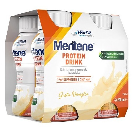 MERITENE DRINK VANIGLIA 4 PEZZI DA 200 ML