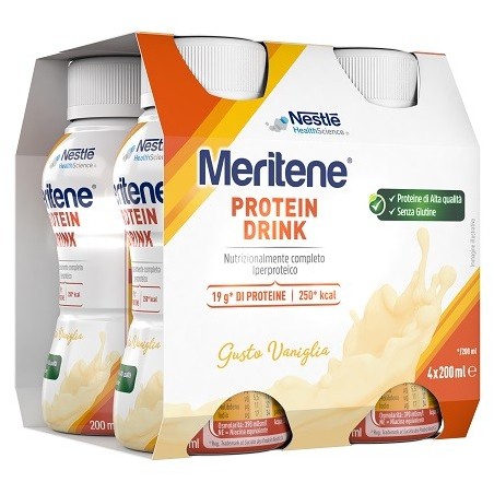 MERITENE DRINK VANIGLIA 4 PEZZI DA 200 ML MERITENE DRINK VANIGLIA 4 PEZZI DA 200 ML