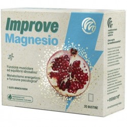 Improve Magnesio con Magnesio, Melograno e Vitamina C 30 bustine
