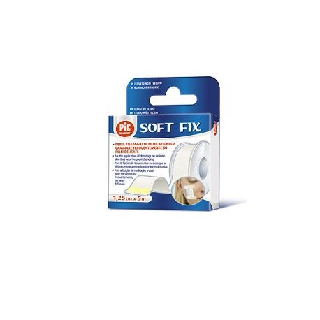 PIC Soft Fix cerotto in TNT per fissaggio di medicazioni 2,5 x 914 cm