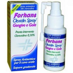 Forhans Clexidin Spray antisettico con clorexidina per il cavo orale 50 ml