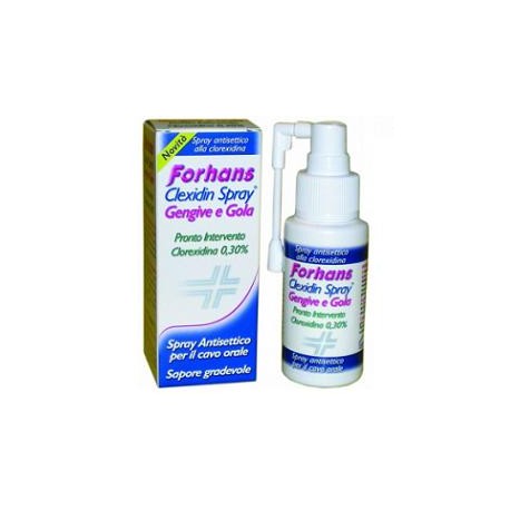 Forhans Clexidin Spray antisettico con clorexidina per il cavo orale 50 ml