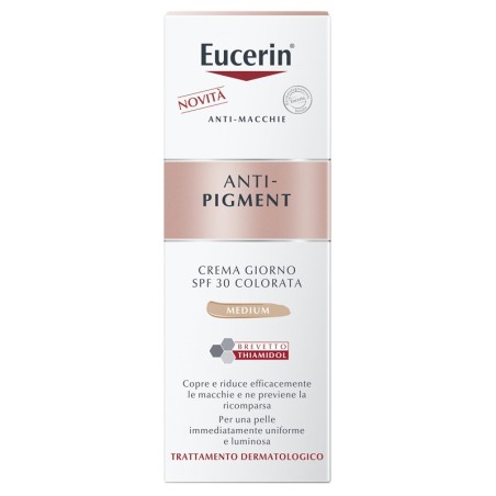 Eucerin Anti-Pigment crema giorno SPF30 colorata medium uniformante 50 ml Eucerin Anti-Pigment crema giorno SPF30 colorata medium uniformante 50 ml
