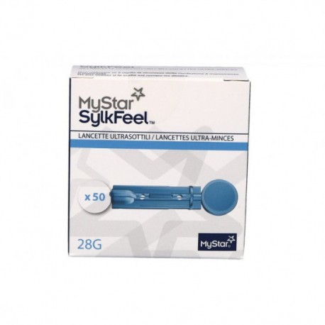 Mystar Sylkfeel langette pungidito 28 gauge 50 pezzi