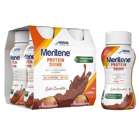 MERITENE DRINK CIOCCOLATO 4 PEZZI DA 200 ML MERITENE DRINK CIOCCOLATO 4 PEZZI DA 200 ML