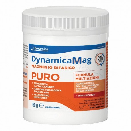 DynamicaMag Puro Integratore di Magnesio bifasico 150g