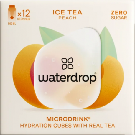 WATERDROP ICE TEA PESCA 12 CUBETTI