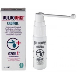Erbagil Vulvovagi Spray per vulvovaginiti e secchezza vaginale 20 ml