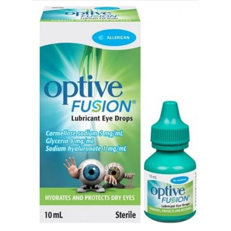 Optive Fusion Soluzione oftalmica lubrificante per occhio secco 10 ml