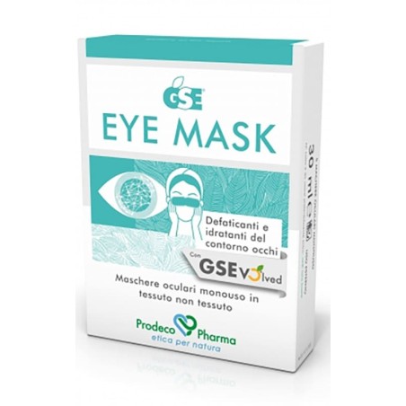 GSE Eye Mask Maschere oculari monouso in TNT lenitive decongestionanti 30 ml GSE Eye Mask Maschere oculari monouso in TNT lenitive decongestionanti 30 ml
