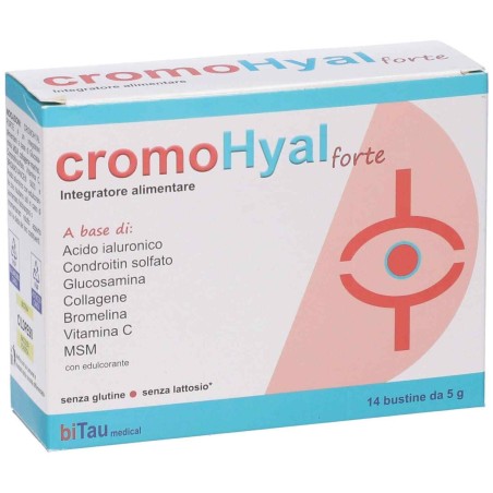 BiTau CromoHyal Forte Integratore per il Benessere delle Articolazioni 14 bustine BiTau CromoHyal Forte Integratore per il Benessere delle Articolazioni 14 bustine