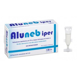 Aluneb Iper soluzione salina ipertonica al 3% per igiene nasale 20 flaconcini monodose da 5 ml