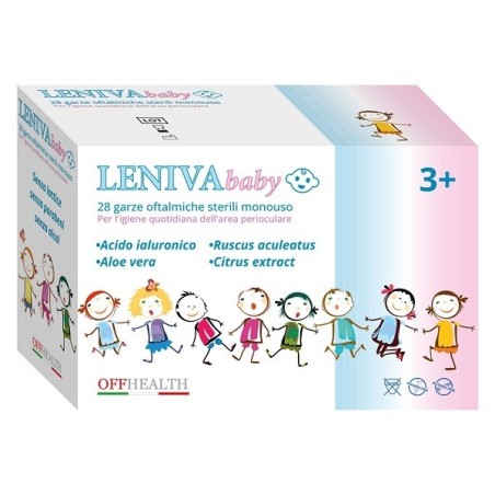 Leniva Baby Garze oftalmiche sterili monouso per bambini 28 pezzi Leniva Baby Garze oftalmiche sterili monouso per bambini 28 pezzi