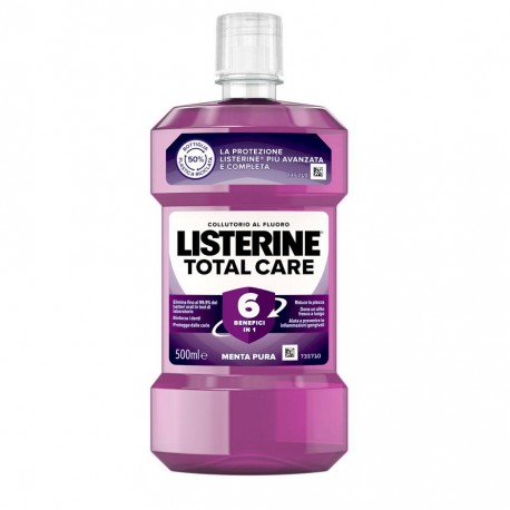 Listerine Total Care collutorio antiplacca protezione avanzata 500 ml