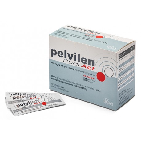 Pelvilen Dual Act integratore per dolore pelvico cronico 60 bustine