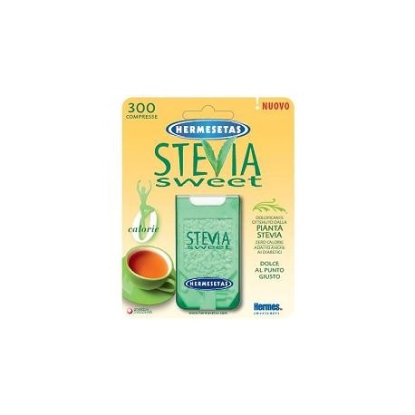 SteviaSweet Hermesetas Dolcificante a Base di Stevia 300 Compresse