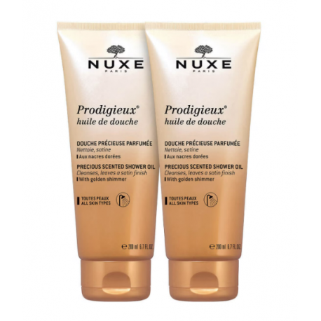 Nuxe Prodigieux Olio doccia illuminante DUO PACK CONVENIENZA 200 ml + 200 ml