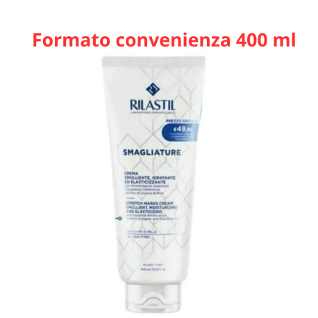 Rilastil Crema Smagliature maxi formato convenienza 400 ml - Crema corpo anti smagliature