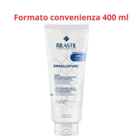 Rilastil Crema Smagliature maxi formato convenienza 400 ml - Crema corpo anti smagliature Rilastil Crema Smagliature maxi formato convenienza 400 ml - Crema corpo anti smagliature