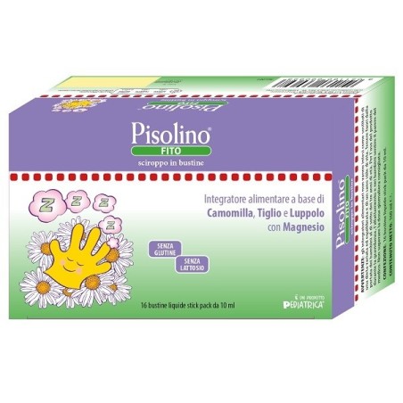Pediatrica Pisolino Fito integratore per buon riposo dei bambini 16 bustine Pediatrica Pisolino Fito integratore per buon riposo dei bambini 16 bustine